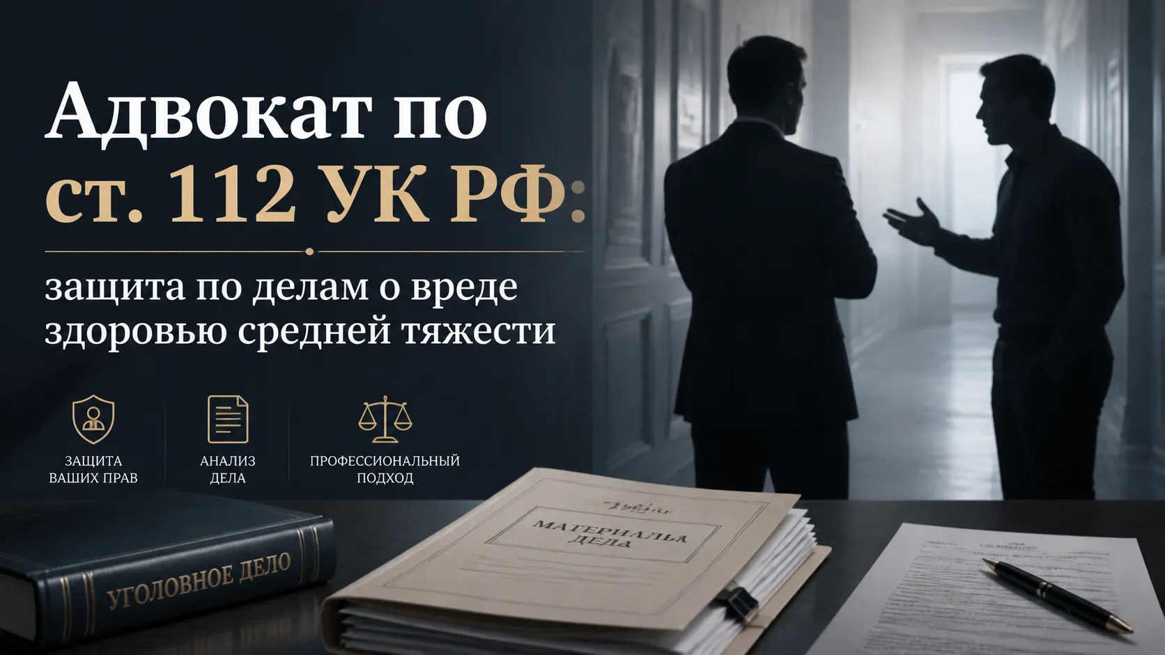 Адвокат по ст. 112 УК РФ: защита по делам о вреде здоровью средней тяжести