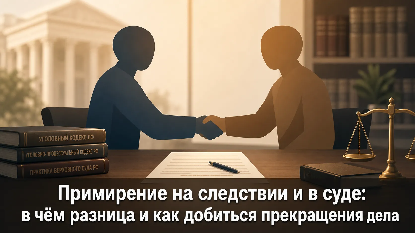 Примирение на следствии и в суде: в чём разница и как добиться прекращения дела