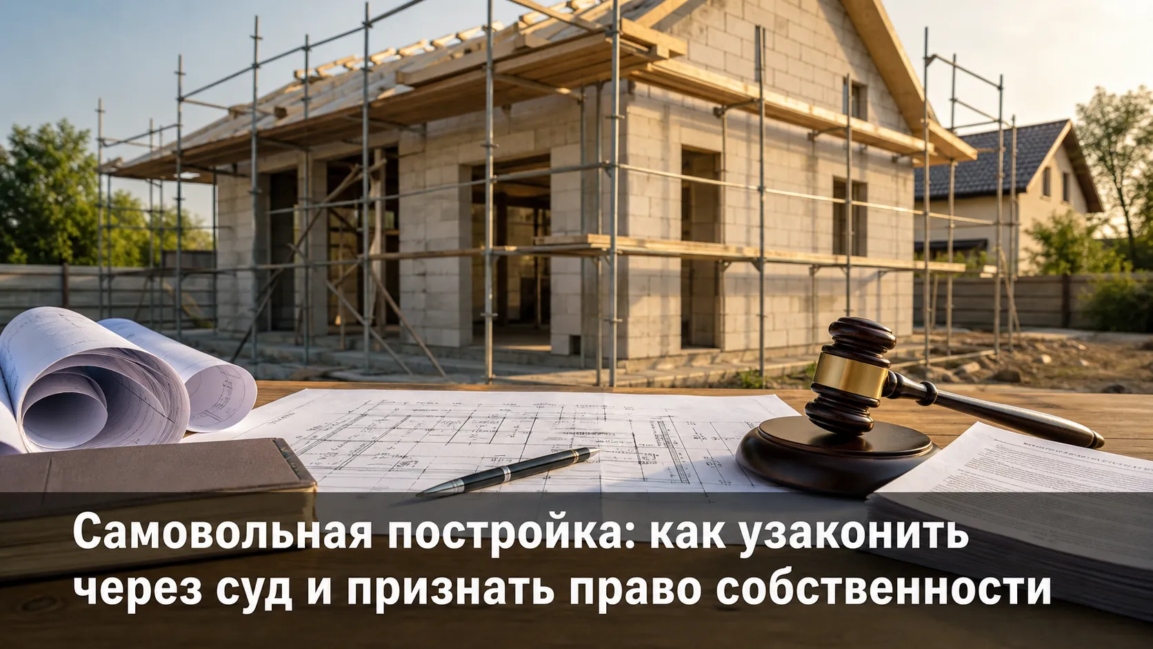 Самовольная постройка: как узаконить через суд и признать право собственности