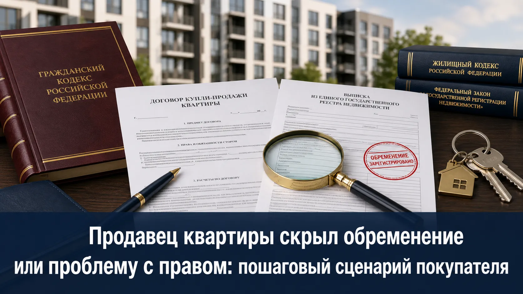 Продавец квартиры скрыл обременение или проблему с правом: пошаговый сценарий покупателя
