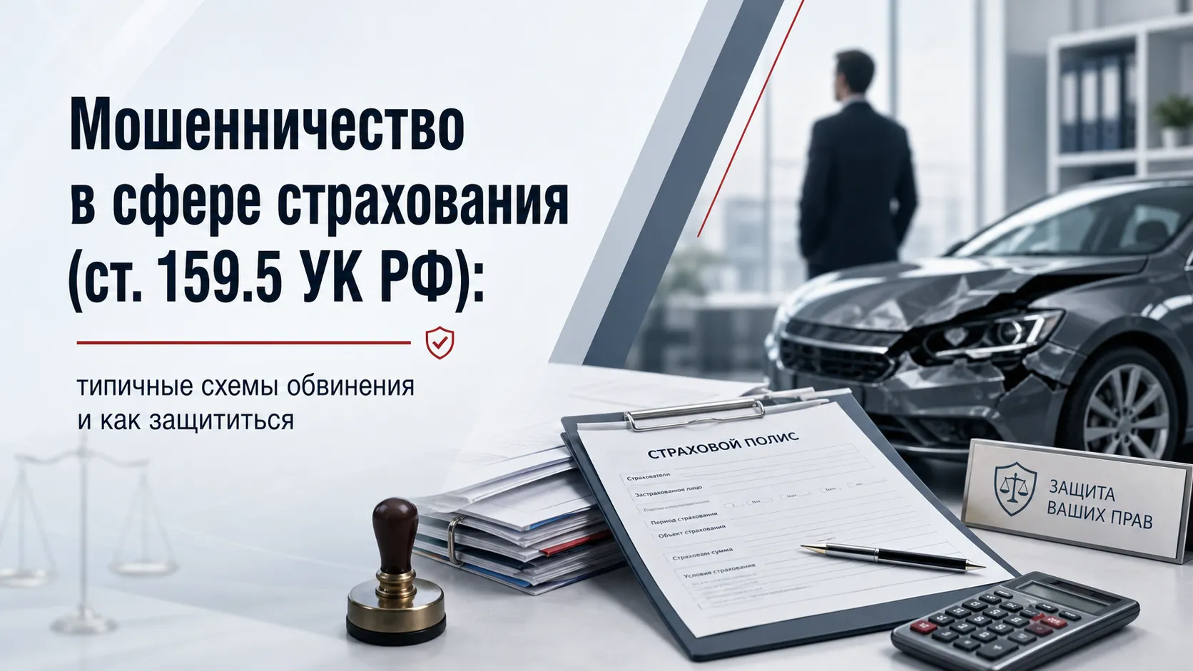 Мошенничество в сфере страхования (ст. 159.5 УК РФ): типичные схемы обвинения и как защититься