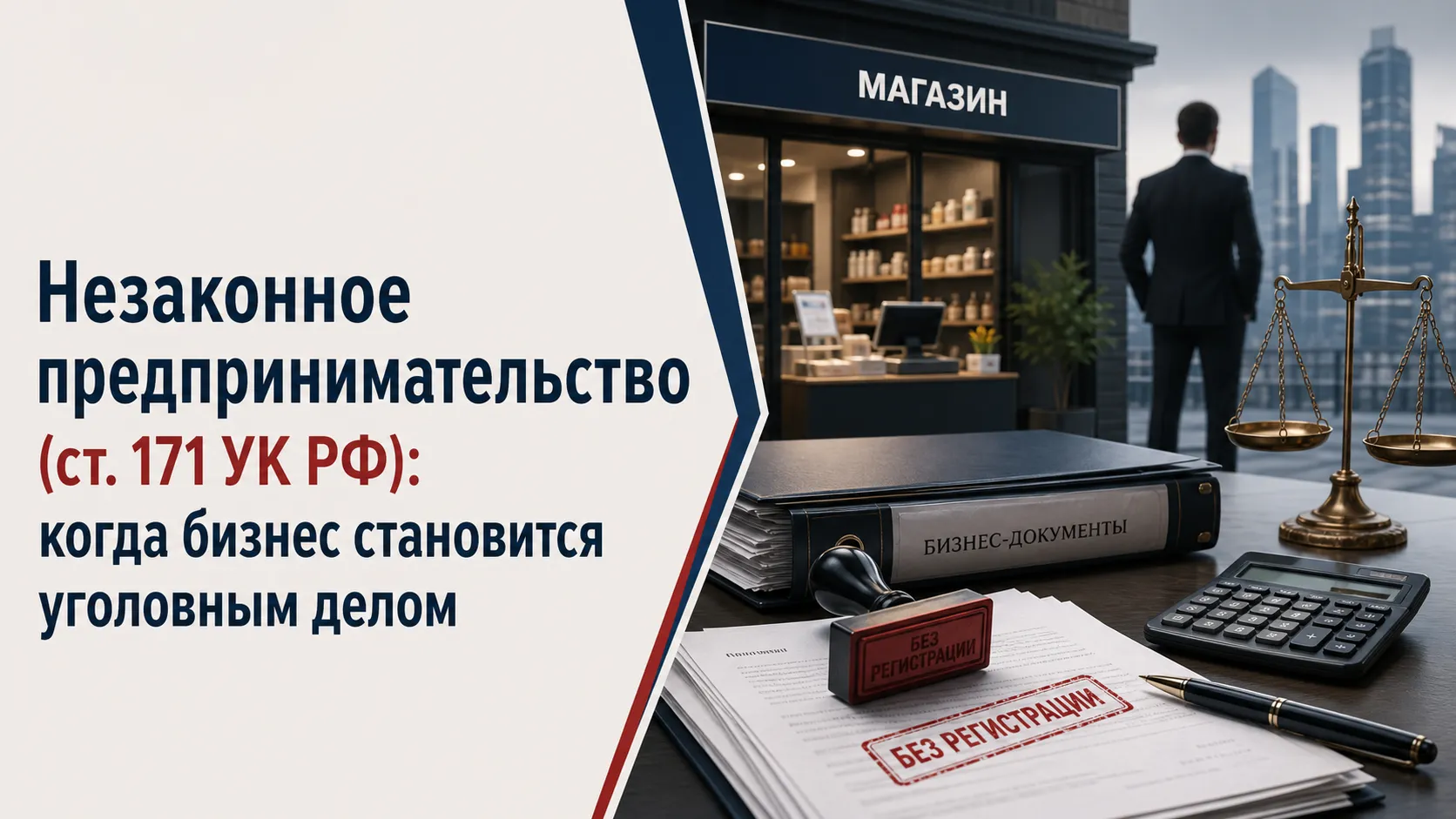 Незаконное предпринимательство (ст. 171 УК РФ): когда бизнес становится уголовным делом