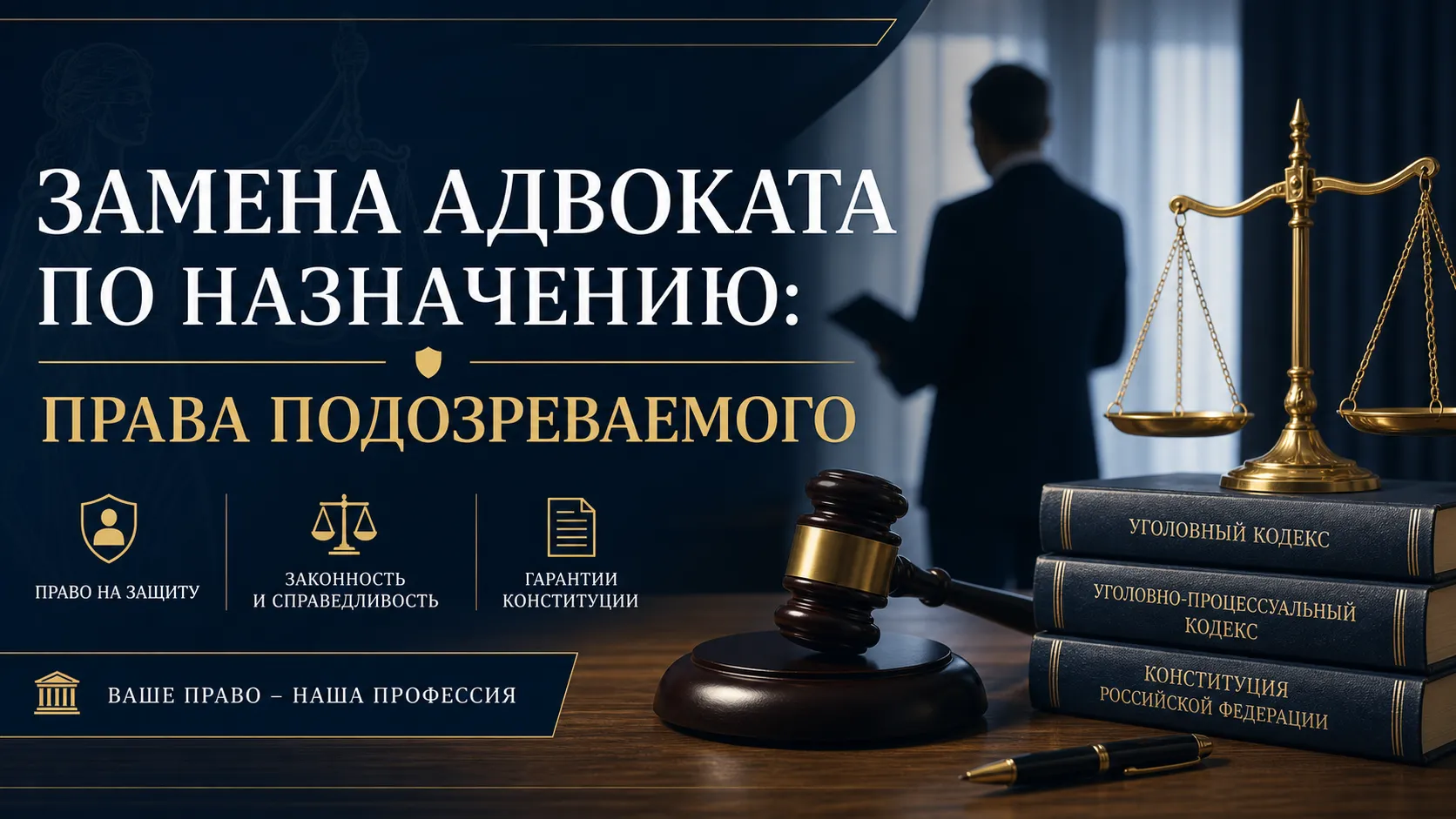 Замена адвоката по назначению: права подозреваемого
