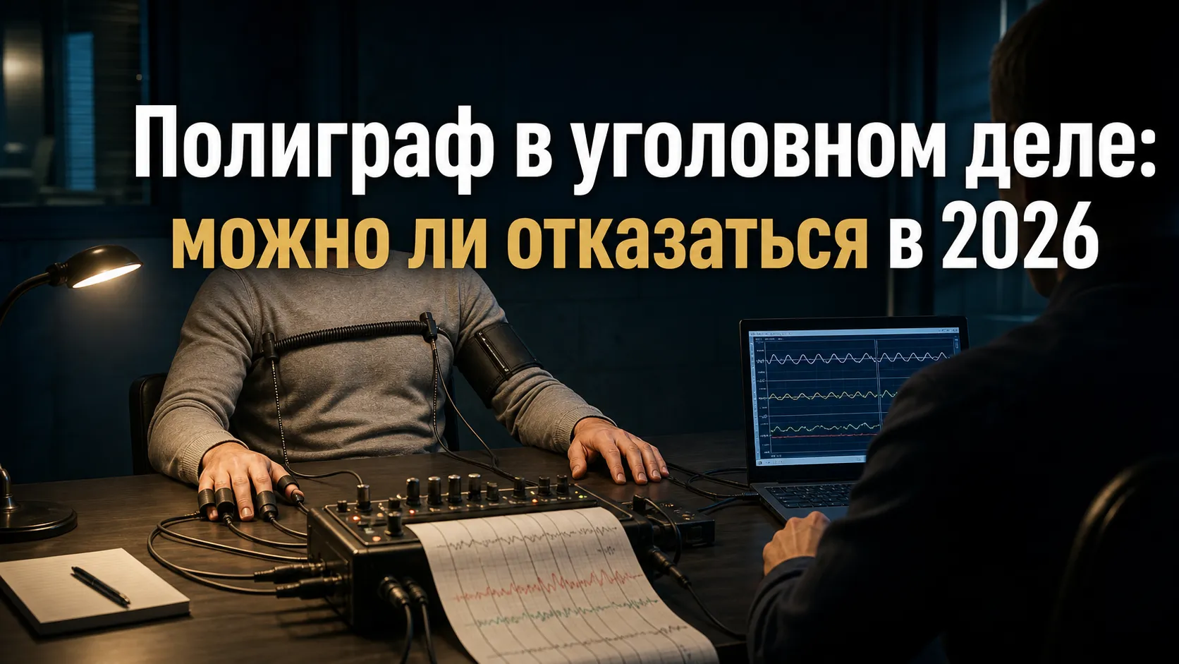 Полиграф в уголовном деле: можно ли отказаться в 2026