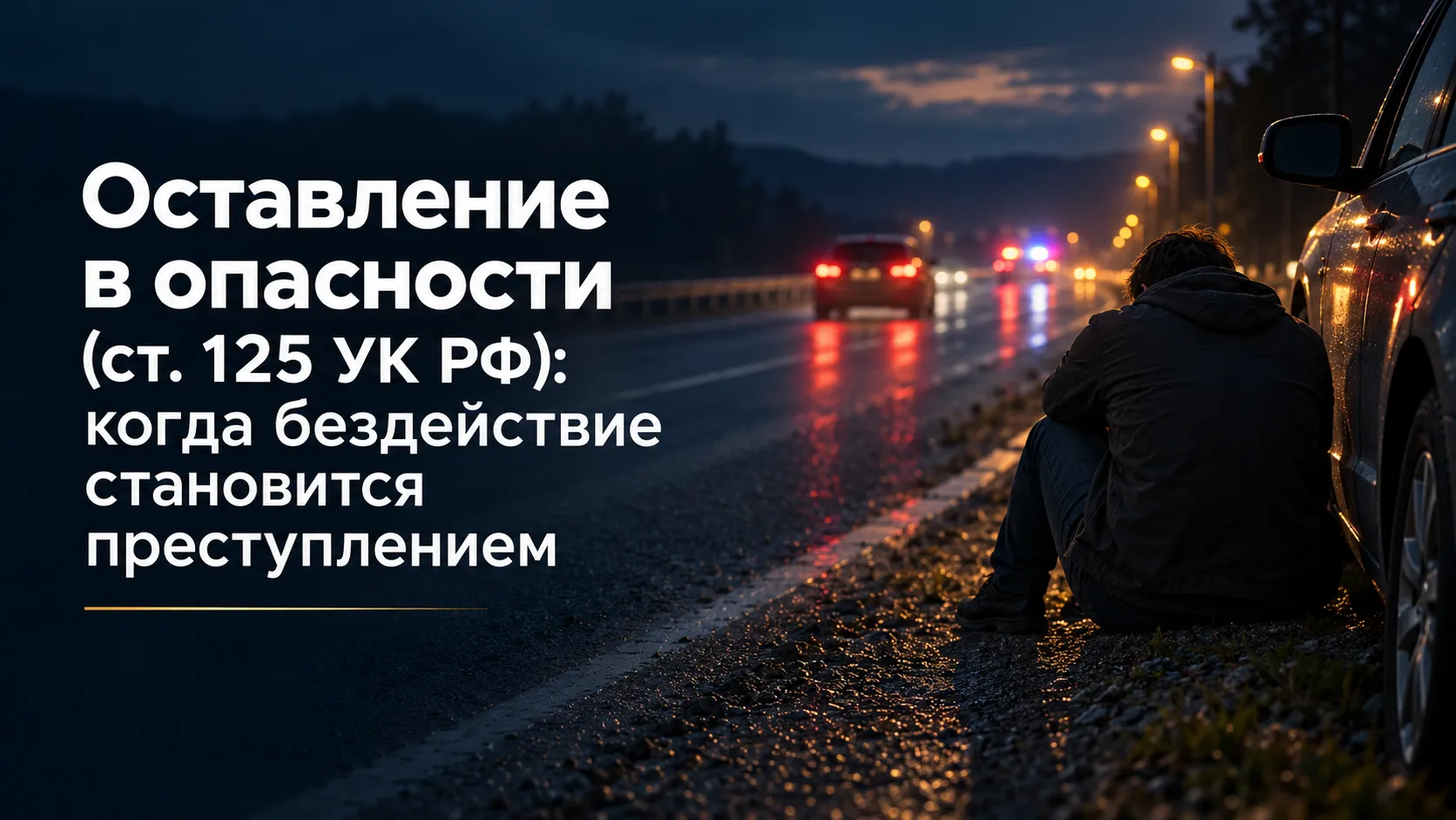 Оставление в опасности по ст. 125 УК РФ: когда бездействие становится преступлением, что грозит и как защищаться. Помощь адвоката в Крыму.